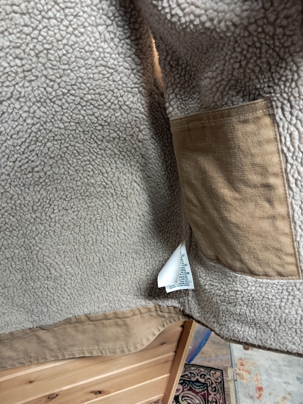 Carhartt V26 FRB Sherpa-Lined Canvas Vest Size S - Picture 3 of 5
